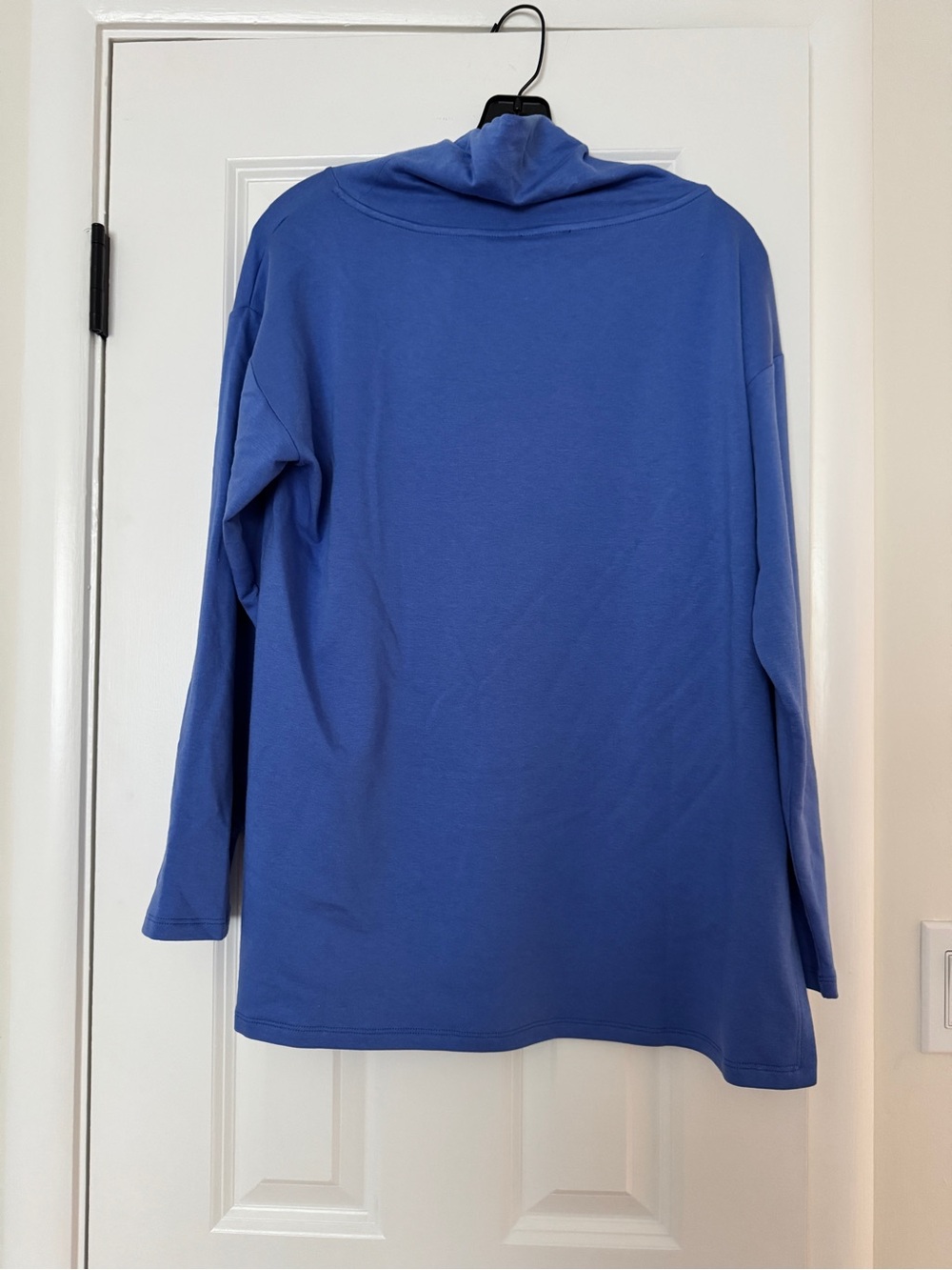 NWT Eileen Fisher Funnel Neck Tunic Blue Star XXS - Picture 4 of 6